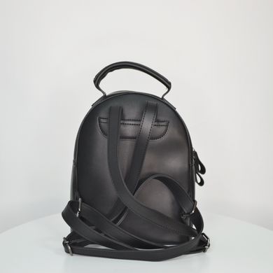 Рюкзак жіночий чорний з екошкіри PoloClub 0005 - 4