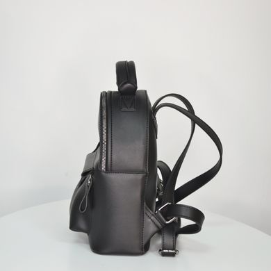 Рюкзак жіночий чорний з екошкіри PoloClub 0005 - 3