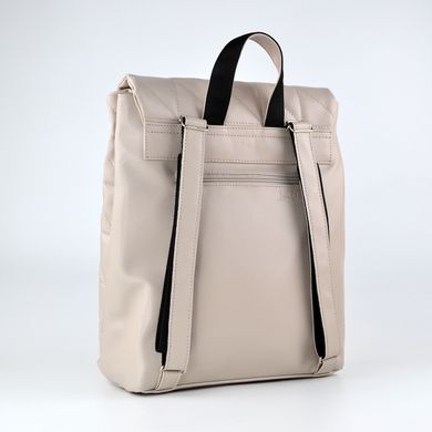 Рюкзак жіночий стьобаний в кольорі бізон зі штучної шкіри К743 - 2