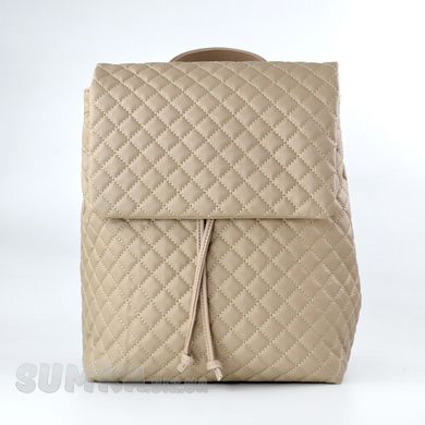 Рюкзак жіночий в кольорі бізон (капітон) з екошкіри PoloClub SK30071 - 1