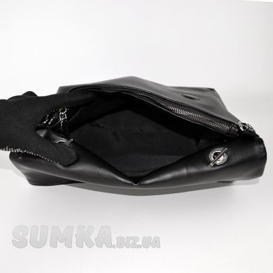 Сумка жіноча чорна з екошкіри PoloClub SK30265 - 3