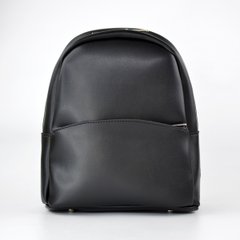 Рюкзак жіночий чорний зі штучної шкіри К777 - 1