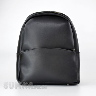 Рюкзак жіночий чорний зі штучної шкіри К777 - 1