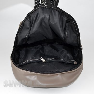 Рюкзак жіночий кольору капучіно зі штучної шкіри МІС 36227 - 3