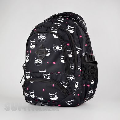 Школьный рюкзак с ортопедической спинкой из текстиля Favor 997-16  - 1