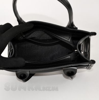 Сумка жіноча чорна з екошкіри PoloClub SK50112 - 3