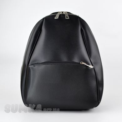 Рюкзак жіночий чорний зі штучної шкіри К782 - 1
