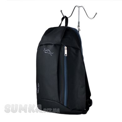Рюкзак спортивний чорно-синій з текстилю WALLABY 151-1 - 1