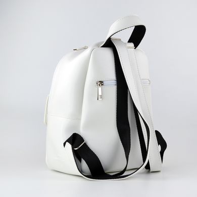 Рюкзак жіночий білий зі штучної шкіри К779 - 2