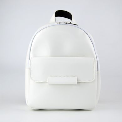 Рюкзак жіночий білий зі штучної шкіри К779 - 1