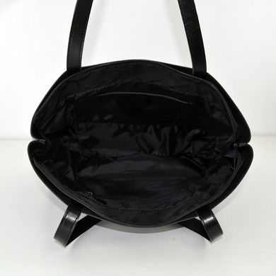 Сумка шоппер женская черная из искусственной кожи МІС 35766 - 3