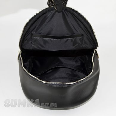 Рюкзак жіночий чорний зі штучної шкіри К691 - 3