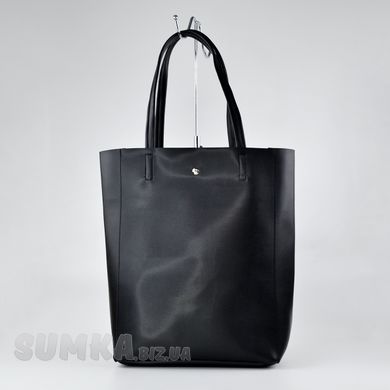 Сумка-шоппер женская черная из экокожи PoloClub SK10078А - 1