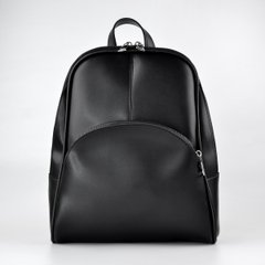 Сумка-рюкзак жіноча чорна з екошкіри PoloClub SK10119 - 1