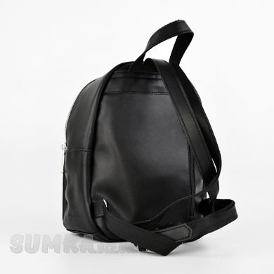 Рюкзак жіночий чорний зі штучної шкіри К684 - 2