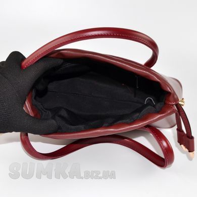 Сумка жіноча бордова з екошкіри PoloClub SK10377 - 3