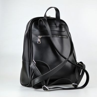Сумка-рюкзак женская черная из экокожи PoloClub SK10119 - 2