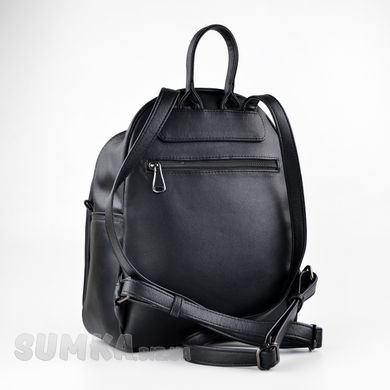 Рюкзак жіночий чорний зі штучної шкіри МІС 36141 - 2