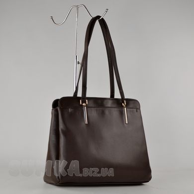 Сумка женская коричневая из искусственной кожи МІС 36362 - 2