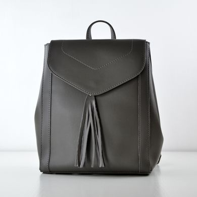 Рюкзак жіночий темно-сірий з екошкіри B.Elit 21-92 (SALE) - 1