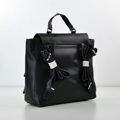 Рюкзак жіночий чорний з екошкіри 9903 (SALE) - 2