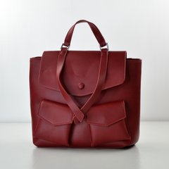 Рюкзак женский красный из экокожи 9903 (SALE) - 1