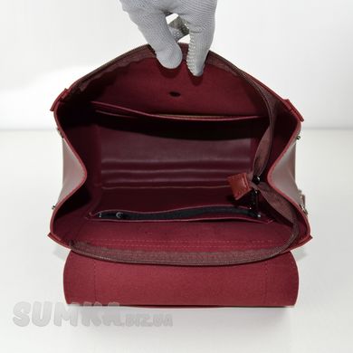 Рюкзак женский бордовый из экокожи B.Elit 21-92 (SALE) - 3