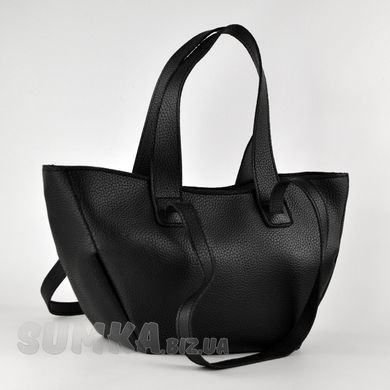 Сумка женская черная из экокожи PoloClub SK50046  - 2