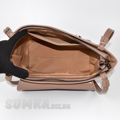 Сумка жіноча кольору мокко (+ екозамша) з екошкіри PoloClub SK10407А - 3