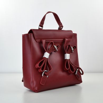 Рюкзак женский красный из экокожи 9903 (SALE) - 2