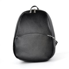 Рюкзак жіночий чорний з натуральної шкіри Larsy 0593 - 1