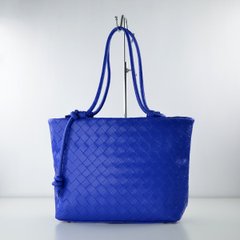 Сумка-шопер жіноча плетена синя з екошкіри B.Elit 21-112 (SALE) - 1
