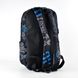 Рюкзак спортивный синий (рисунок) из текстиля WALLABY 141