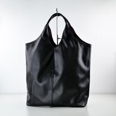 Сумка шоппер женская черная из искусственной кожи Valetta Studio 1695 - 1