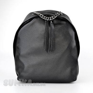 Рюкзак жіночий чорний з натуральної шкіри B.Elit 0789 - 1