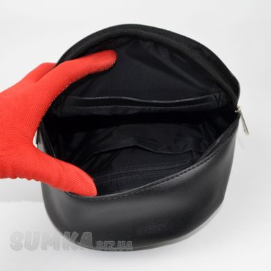 Рюкзак жіночий стьобаний чорний зі штучної шкіри К750 - 3