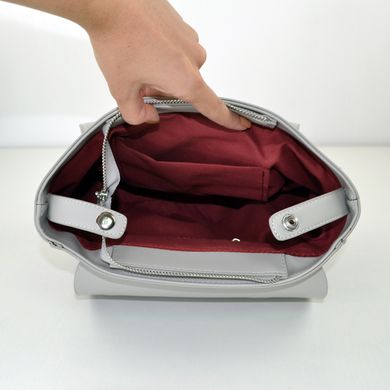 Рюкзак женский серый из экокожи 9903 (SALE) - 3