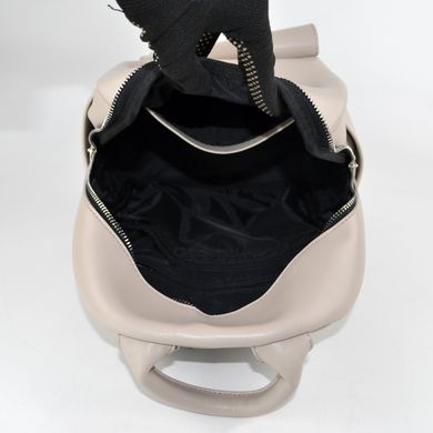 Рюкзак женский светло-дымчатый из искусственной кожи К675 - 3