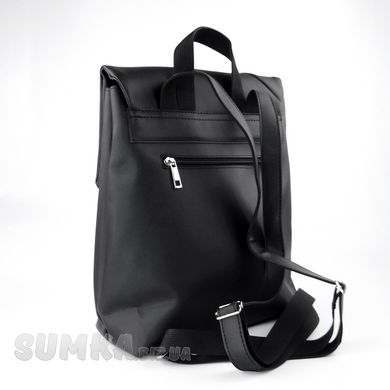 Рюкзак жіночий чорний зі штучної шкіри К797 - 2