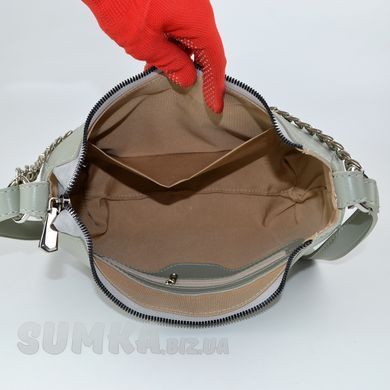 Сумка женская оливковая через плечо из экокожи PoloClub SK10027 - 3