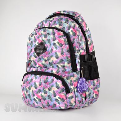 Шкільний рюкзак з ортопедичною спинкою з текстилю Favor 998-30 - 1