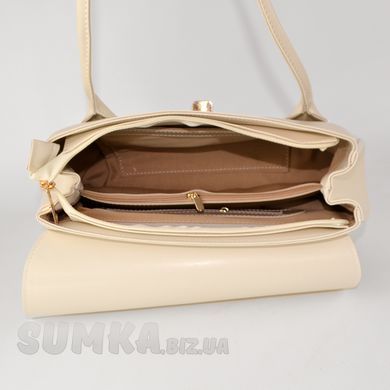 Сумка женская бежевая из экокожи PoloClub SK50058 - 3