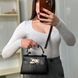 Сумка женская черная через плечо из экокожи PoloClub SK10335