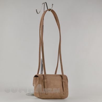 Сумка женская цвета мокко из экозамши PoloClub SK30303 - 2