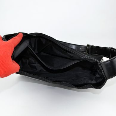 Сумка женская черная с замшевой вставкой из искусственной кожи МІС 0770 - 3