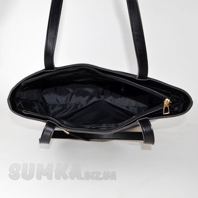 Сумка жіноча чорна зі штучної шкіри МІС 36351 - 3