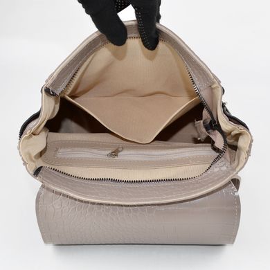 Рюкзак жіночий димчатий (кроко) з екошкіри PoloClub 021 - 3