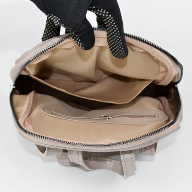 Сумка-рюкзак жіноча димчата (кроко) з екошкіри PoloClub SK10119 - 3