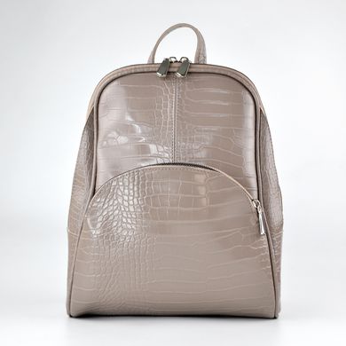 Сумка-рюкзак жіноча димчата (кроко) з екошкіри PoloClub SK10119 - 1